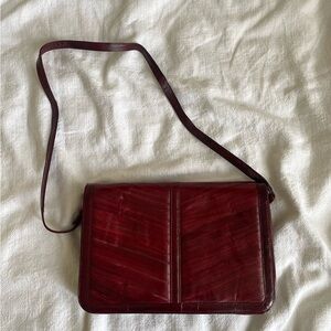 Vintage 1970s Eel Skin Bag/Clutch